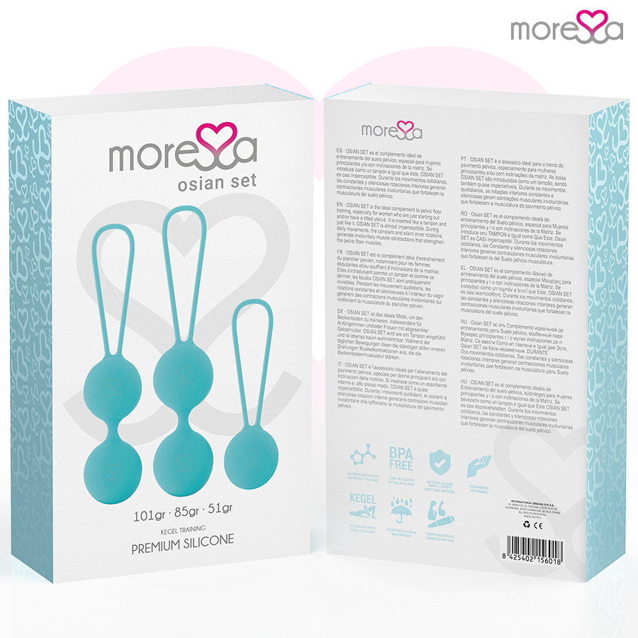 Moressa-Osian Set Liebeskugeln aus Silikon, Drehung · Sextoys (Bild 15)