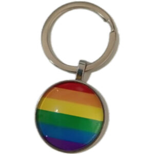 Pride-Schlüsselanhänger mit Flagge LGBT-Metal · Spiele & Geschenke