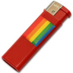 Pride-Rot-Feuerzeug mit LGBT-Flagge · Spiele & Geschenke
