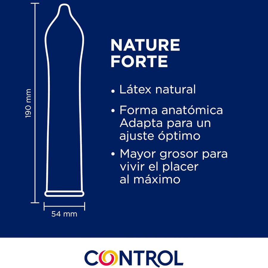 Control Condoms-Nature Forte Preservative 144 Einheiten · Kondome (Bild 2)