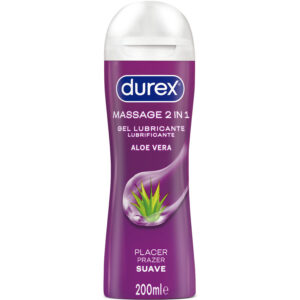 Durex Lubes-Massagegel 2 in 1 mit Aloe Vera, Gleitgel 200 ml · Kosmetika & Aphrodisiaka