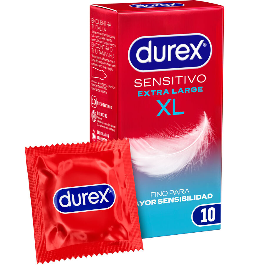 Durex Condoms-Sensitive Xl Kondome Extra Seen – 10 · Kondome