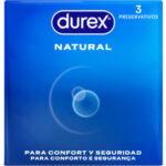 Durex Condoms-Natural Comfort 3 Stk.-Lactice Konservierungsmittel · Kondome