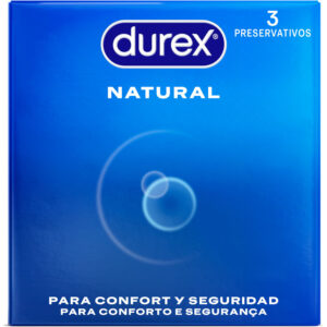 Durex Condoms-Natural Comfort 3 Stk.-Lactice Konservierungsmittel · Kondome