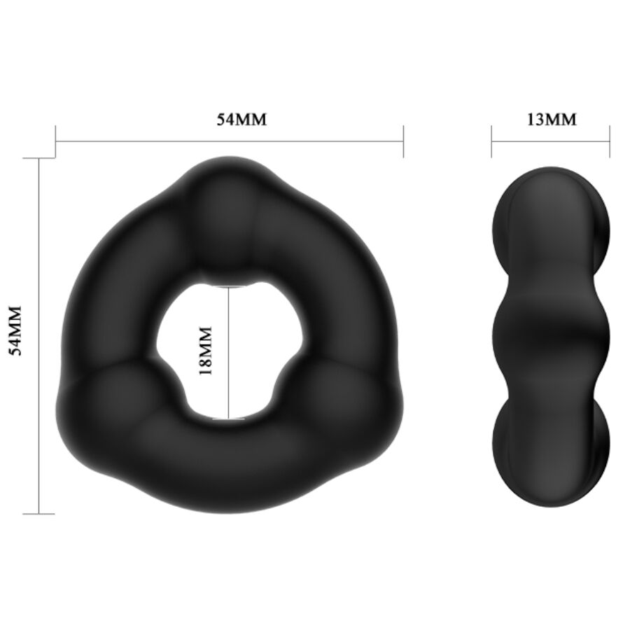 Crazy Bull-Super Soft Silikon Ring mit Nodulo-Waterproof · Sextoys (Bild 6)