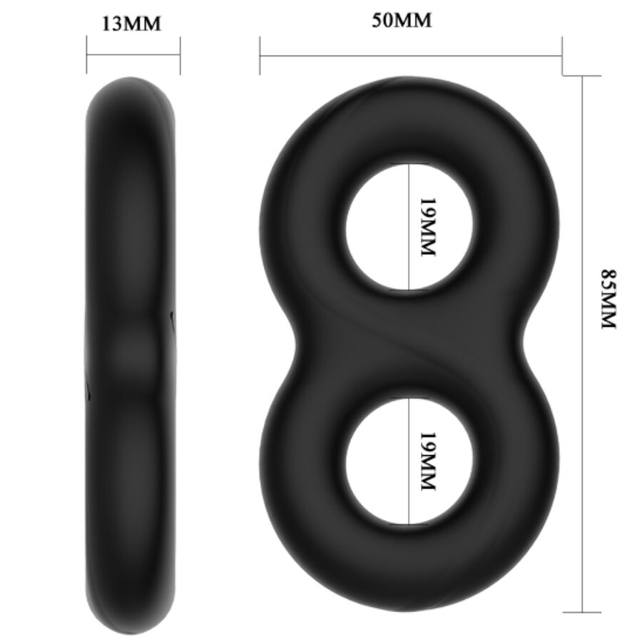 Crazy Bull-Doppelring Infinity Silikon-Waterproof · Sextoys (Bild 5)