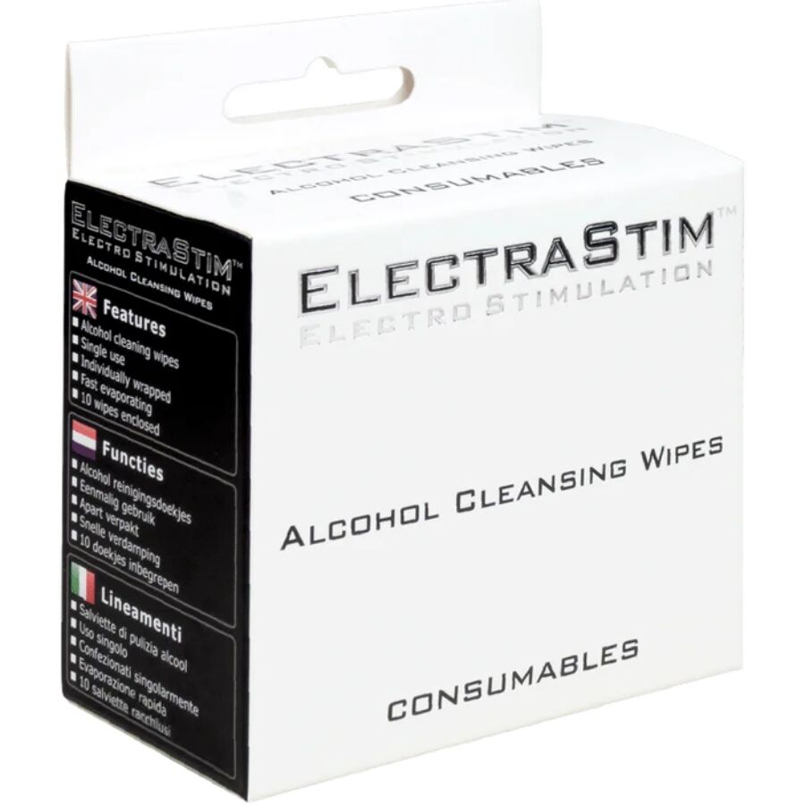 Electrastim-Desinfektionstücher mit Alkohol 10 Stk.