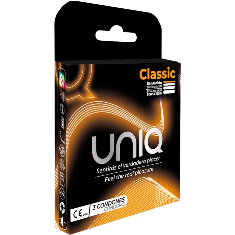 Uniq-Klassisch Kondome latexfrei 3 Stk. · Kondome