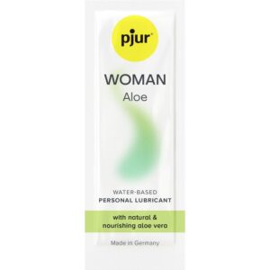 Pjur-Woman Aloe Gleitgel auf Wasserbasis 2 ml · Kosmetika & Aphrodisiaka