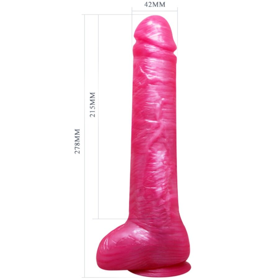 Baile Dildos-Realistische Dildo Rosa mit Saugnapf-PVC, Wasserdicht · Sextoys (Bild 4)