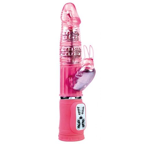 Baile Rotations-Passion Rock Bunny Rampante 10F 27 cm-Silikon · Vibratoren