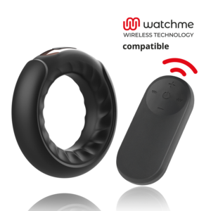 Anbiguo-Adriano Vibrationsring + Fernbedienung Watchme-Silikon, 7 · Vibratoren