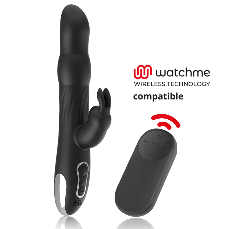 Brilly Glam-Moebius Rabbit Vibrator & Rotator + Watchme Remote