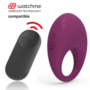 Coverme-Dylan Ring Wiederaufladbar + Watchme Fernbedienung-Silikon · Sextoys