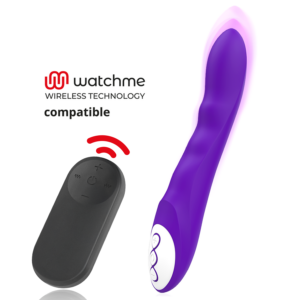 Galatea-Dante Purple Vibrator + Watchme Remote Control-Silikon · Vibratoren