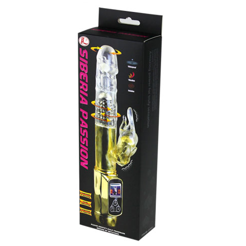 Baile Rotations-Rabbit Sibiria Passion Gold Vibrator Doppel · Vibratoren (Bild 2)