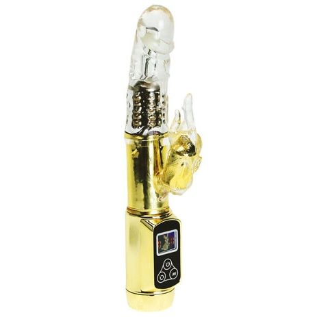 Baile Rotations-Rabbit Sibiria Passion Gold Vibrator Doppel · Vibratoren