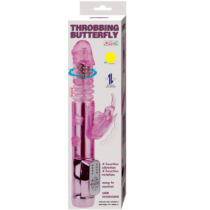 Baile Rotations-Us Rabbit Throbbing Butterfly Vibrator Rotativ · Vibratoren (Bild 2)