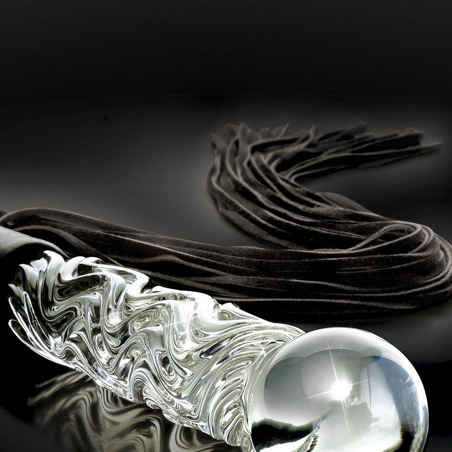 Icicles-Nr. 38 Massagegerät aus Glas · Spielzeug aus Glas & Metall (Bild 2)