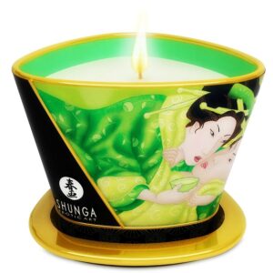 Shunga Candles-Mini Caress by Candelight Massagekerze Tee-170 ml · Erotische Massage