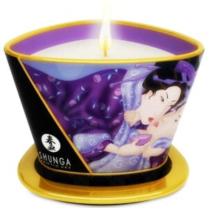 Shunga Candles-Mini Caress by Candela Massage-Exotischer Hautausschlag, 170 ml · Erotische Massage