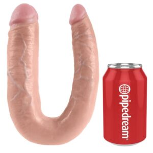 King Cock-Form von U Large Double Trouble Flesh 17.8 cm · Sextoys