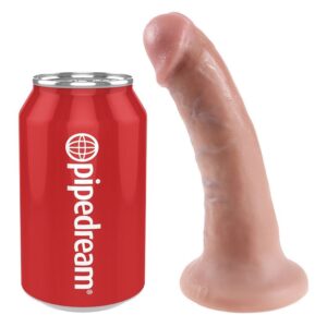 King Cock-6 Dildo Hautfarben 15.2 cm-Saugnapf