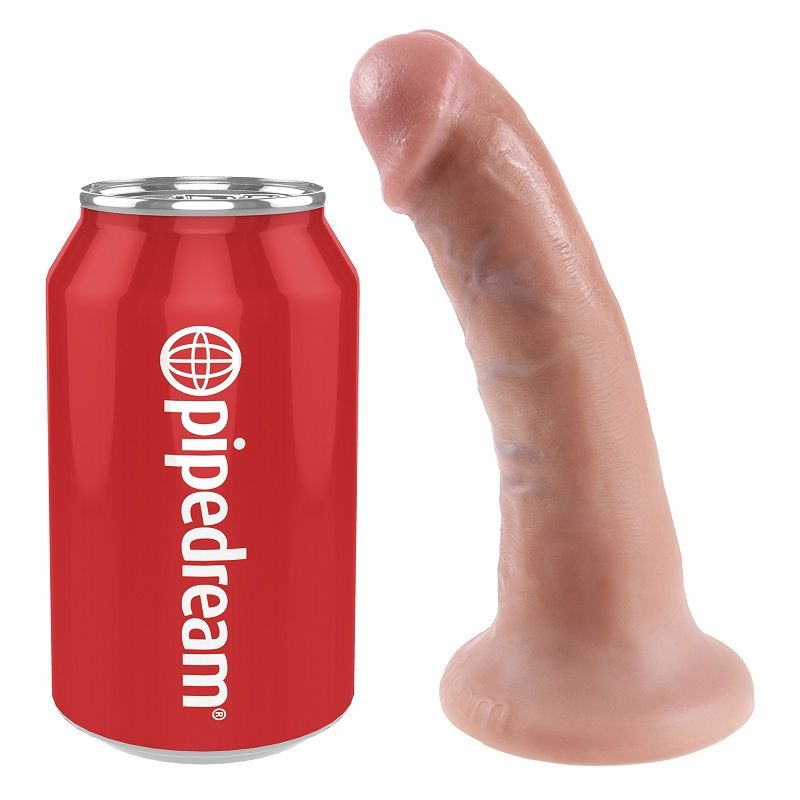 King Cock-6 Dildo Hautfarben 15.2 cm-Saugnapf