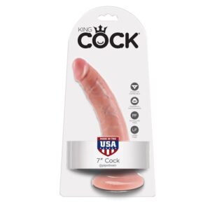 King Cock-Dildo Realistisch 17.8 cm Farbe Haut-Saugnapf · Strap-on & Harness (Bild 4)