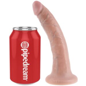 King Cock-Realistischer Dildo 17.8 cm Hautfarben-Saugnapf