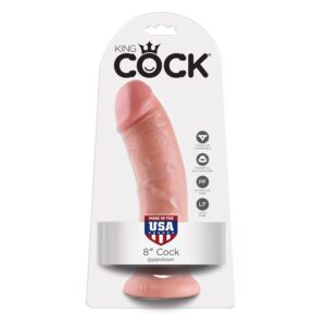 King Cock-8 Dildo Flesh 20.3 Cm-Saugnapf · Strap-on & Harness (Bild 4)