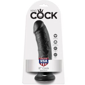 King Cock-8 Dildo Schwarz 20.3 Cm-Saugnapf · Strap-on & Harness (Bild 3)