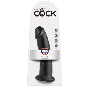 King Cock-9 Dildo Schwarz 22.9 Cm-Saugnapf · Strap-on & Harness (Bild 4)