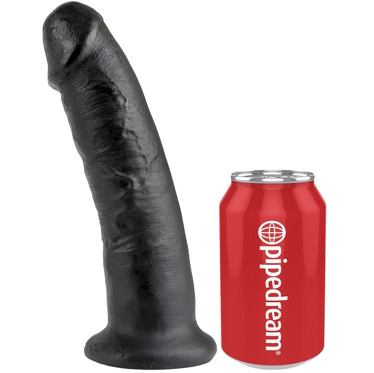King Cock-9 Dildo Schwarz 22.9 Cm-Saugnapf · Strap-on & Harness