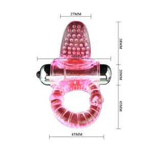 Baile For Him-Sweet Abs 10 Rhythmen Ring Vibrator Rosa für Penis · Sextoys (Bild 4)