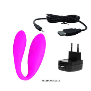 High Tech-Faszination Flieder Vibrator in U-Silikon, 12 Geschwindigkeiten · Vibratoren (Bild 6)
