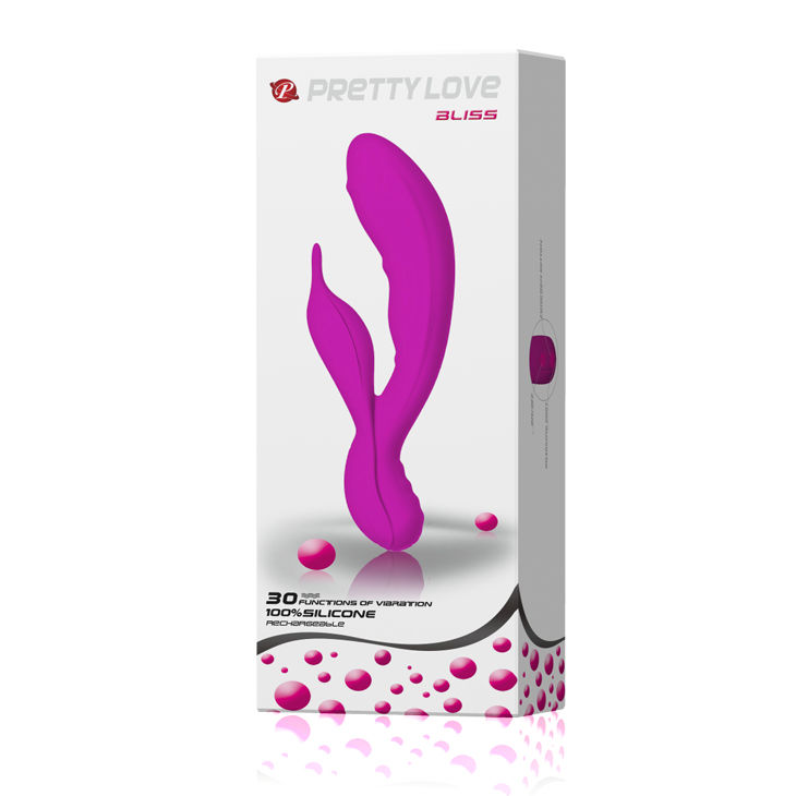 High Tech-Highgrade Bliss Massagegerät Flieder-Silikon, 12 Geschwindigkeiten · Vibratoren (Bild 5)