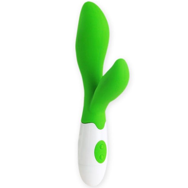 High Tech-Flirt Owen Vibrator Grün-Silikon, 12 Geschwindigkeiten · Vibratoren