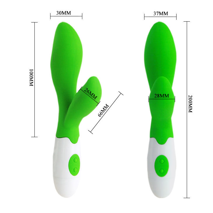 High Tech-Flirt Owen Vibrator Grün-Silikon, 12 Geschwindigkeiten · Vibratoren (Bild 8)