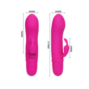 High Tech-Flirt Vibrator mit Rabbit Caesar-Silikon, 10 Geschwindigkeiten · Vibratoren (Bild 7)