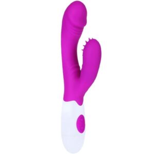 High Tech-Vibrator Stimulator Andre Flieder/Weiß-Silikon · Vibratoren