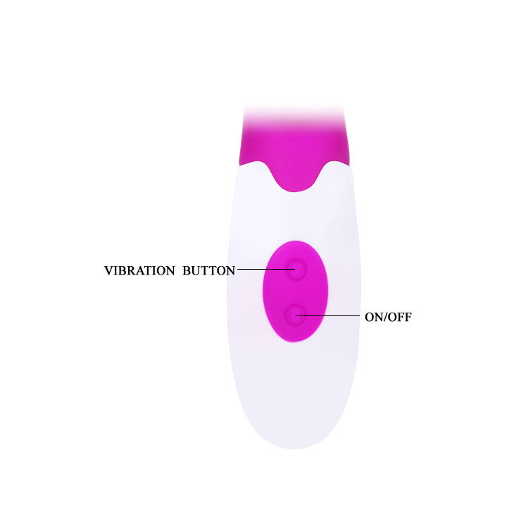 High Tech-Vibrator Stimulator Andre Flieder/Weiß-Silikon · Vibratoren (Bild 5)