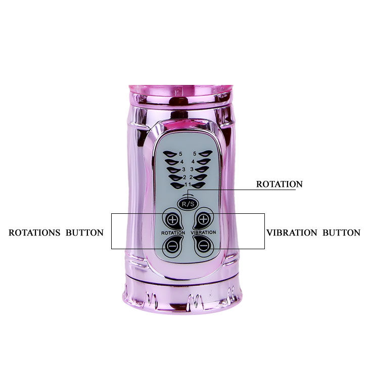 Baile Rotations-Kaninchen Taste Rosa Rampante Rotator-10 Geschwindigkeiten · Vibratoren (Bild 8)