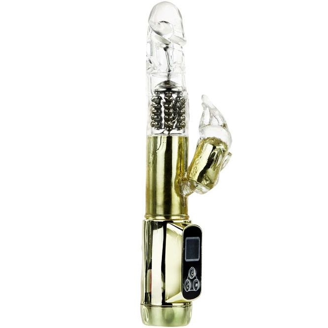 Baile Rotations-Rabbit Sibiria Passion Gold Vibrator Doppel · Vibratoren (Bild 3)