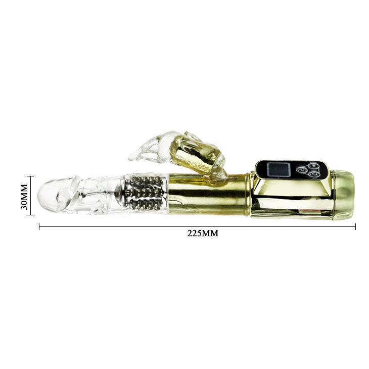 Baile Rotations-Rabbit Sibiria Passion Gold Vibrator Doppel · Vibratoren (Bild 7)