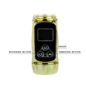 Baile Rotations-Rabbit Sibiria Passion Gold Vibrator Doppel · Vibratoren (Bild 6)