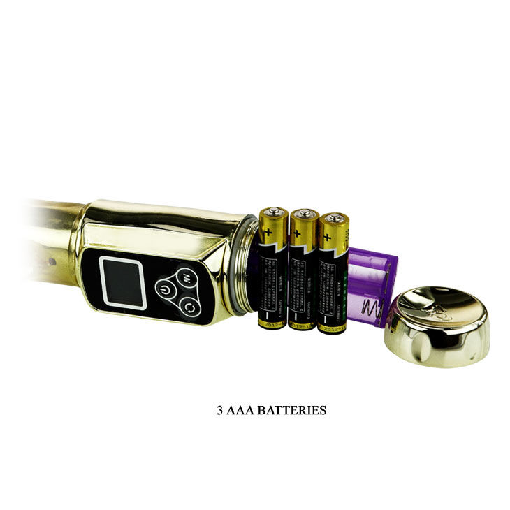 Baile Rotations-Rabbit Sibiria Passion Gold Vibrator Doppel · Vibratoren (Bild 5)