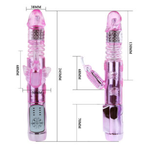 Baile Rotations-Us Rabbit Throbbing Butterfly Vibrator Rotativ · Vibratoren (Bild 8)
