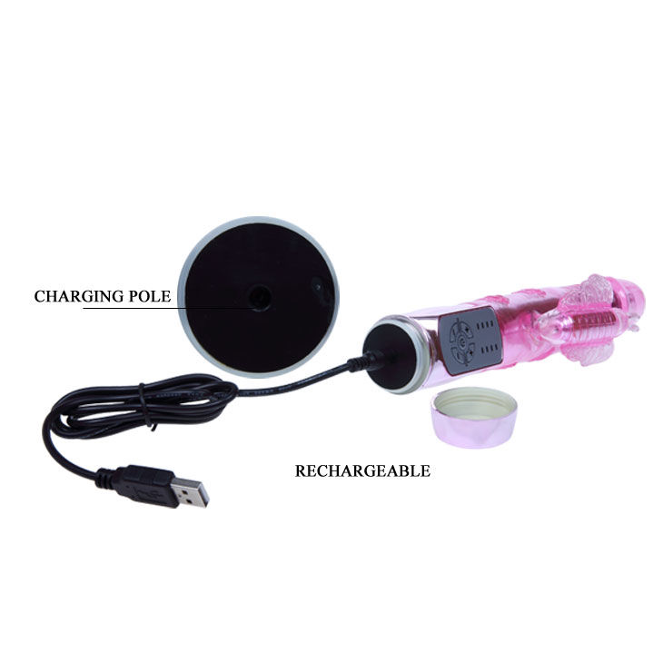 Baile Rotations-Us Rabbit Throbbing Butterfly Vibrator Rotativ · Vibratoren (Bild 10)