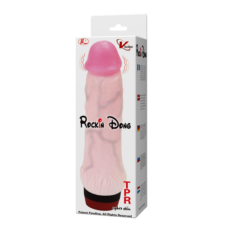Baile Vibrators-Rockin Dong Penis Cyber Skin Ii-TPR, Wasserdicht · Vibratoren (Bild 4)